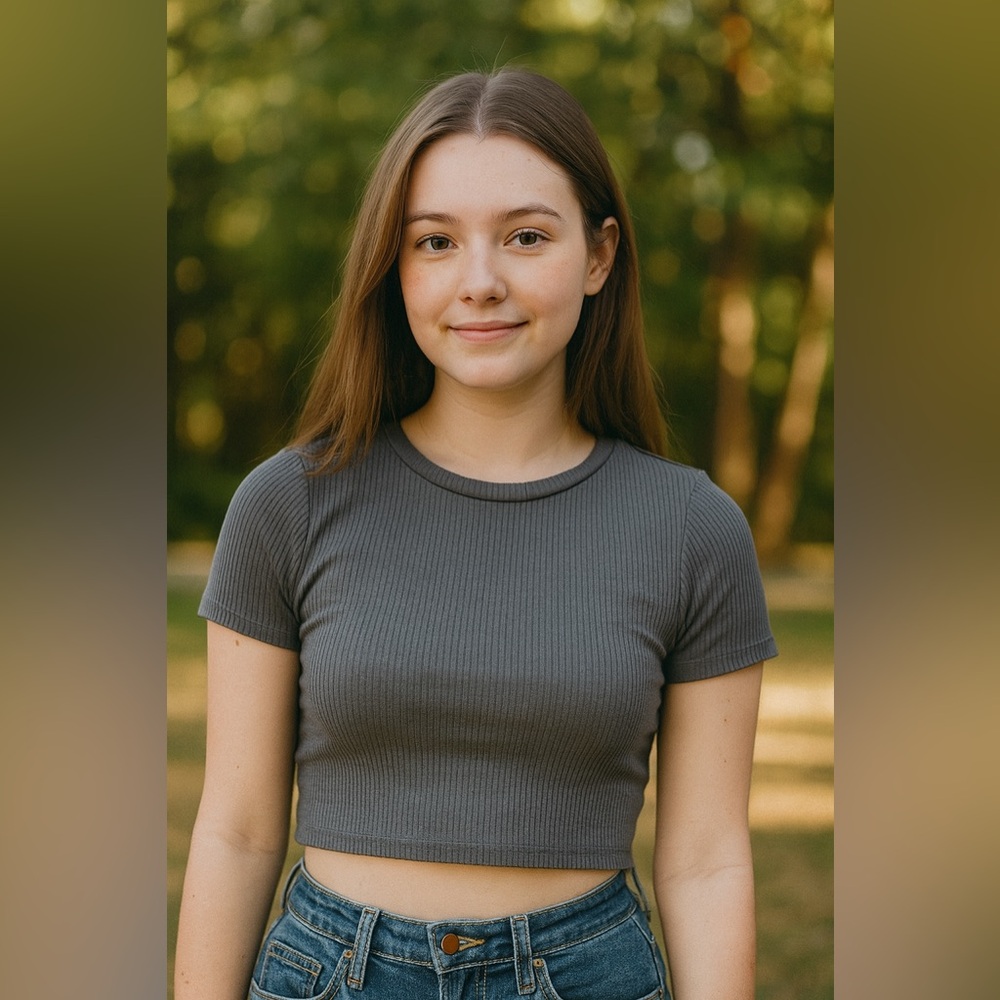 Garage Ribbed Crop Top